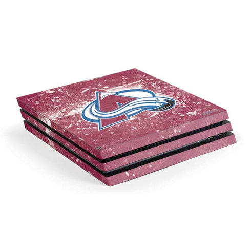 NHL Colorado Avalanche Frozen PS4 Pro Console Skin